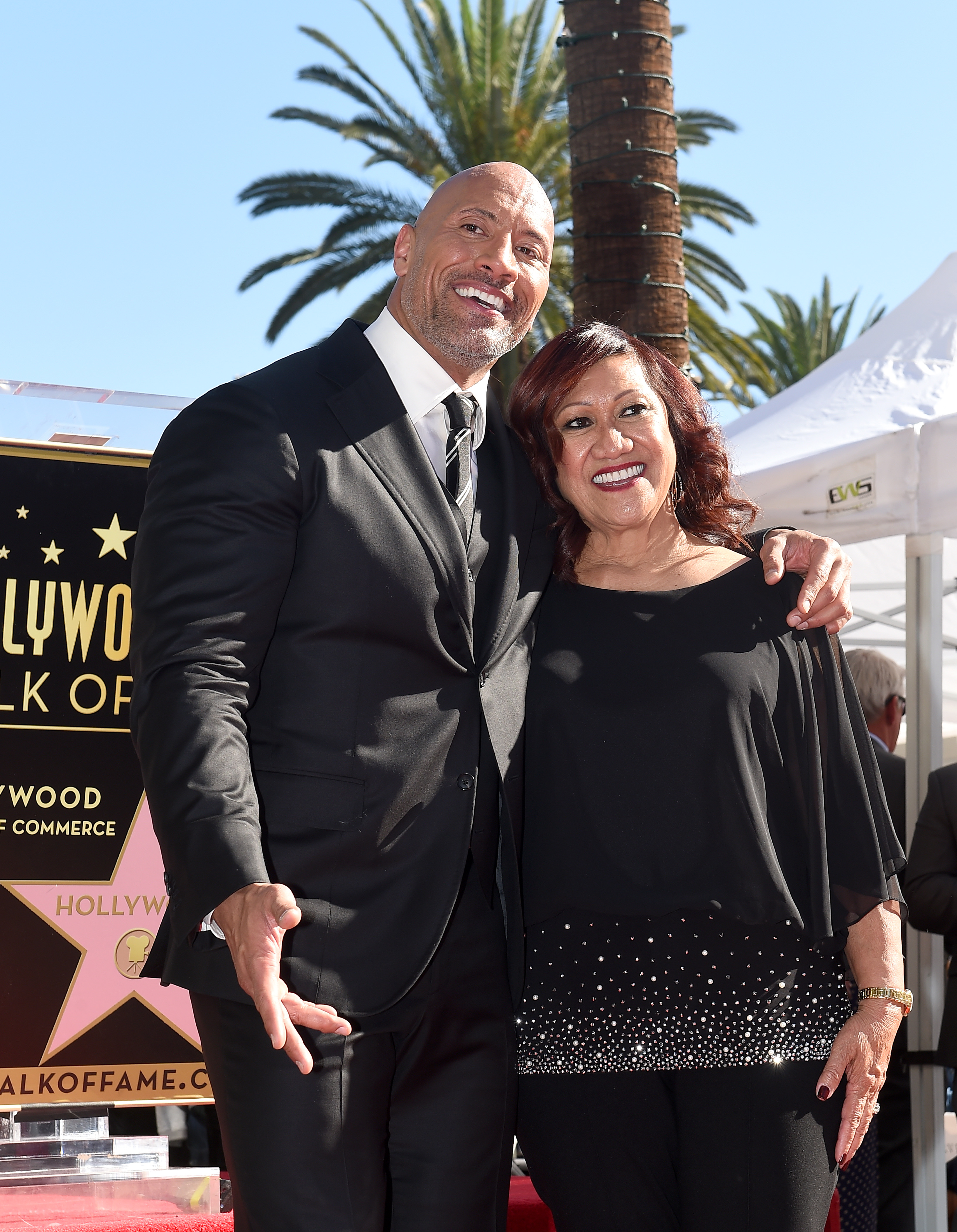 Dwayne Johnson Honored With Star On The Hollywood Walk Of Fame