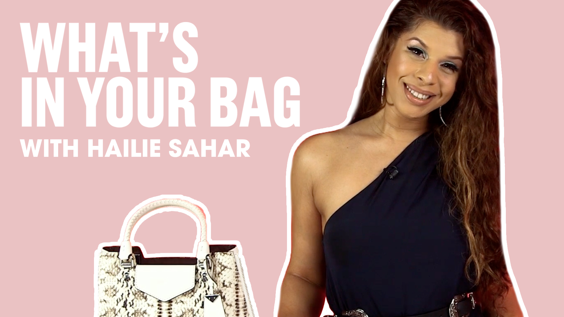Hailie Sahar What's In Her Bag