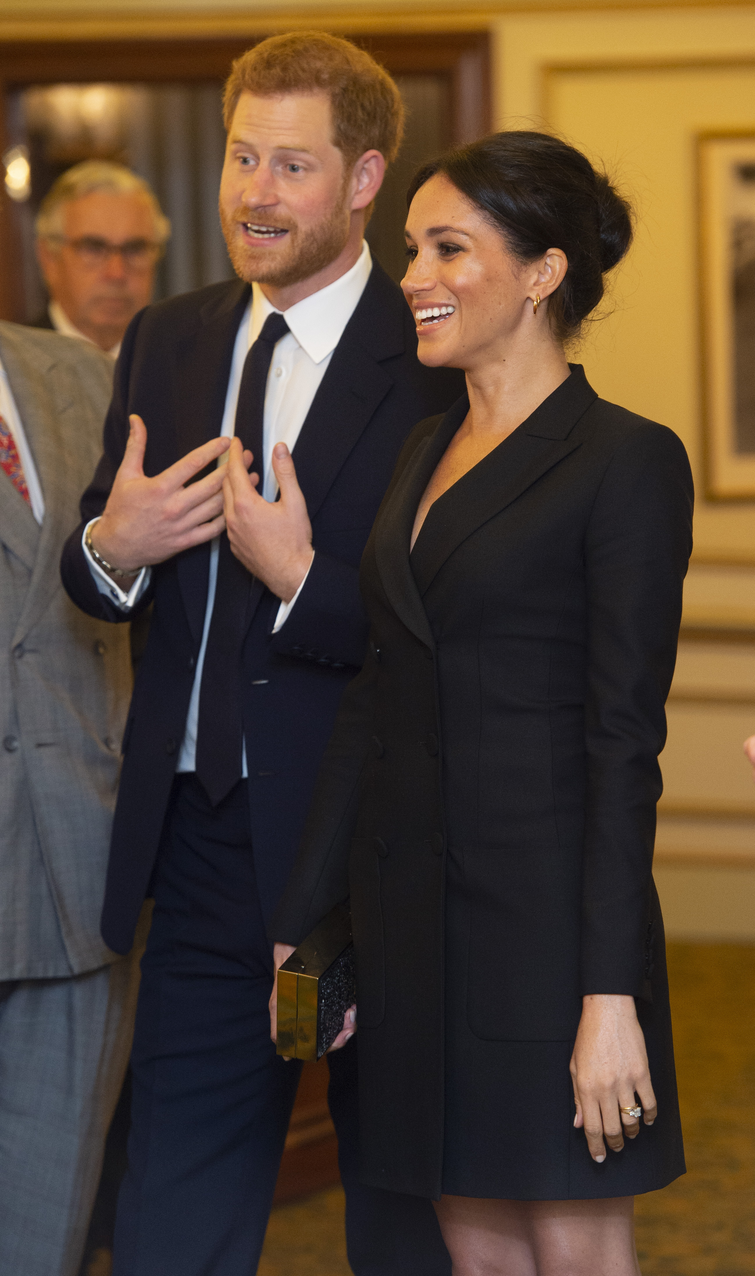 BRITAIN-US-ROYALS-THEATRE-CHARITY