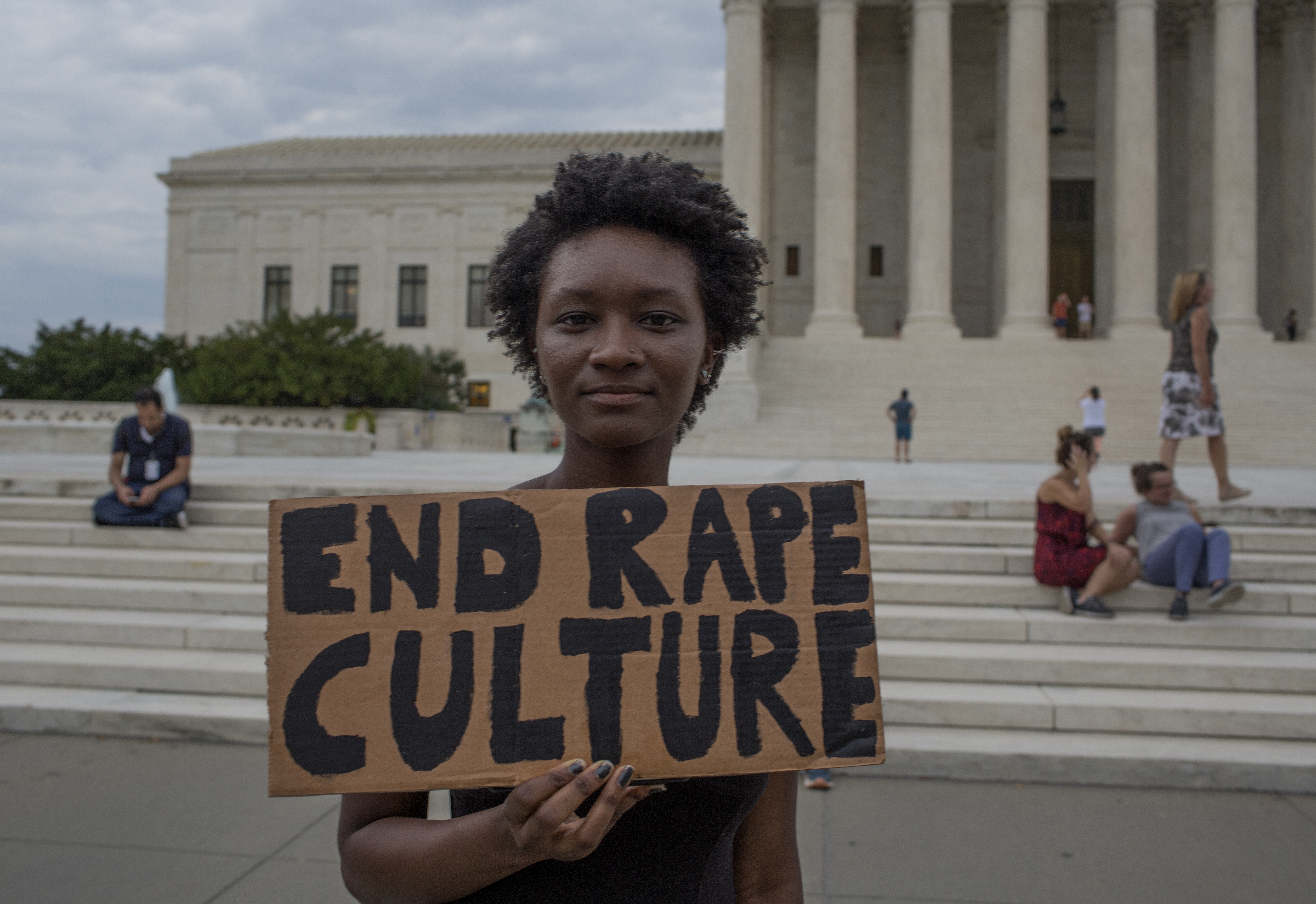 Protesting Kavanaugh's nomination to the Supreme Court