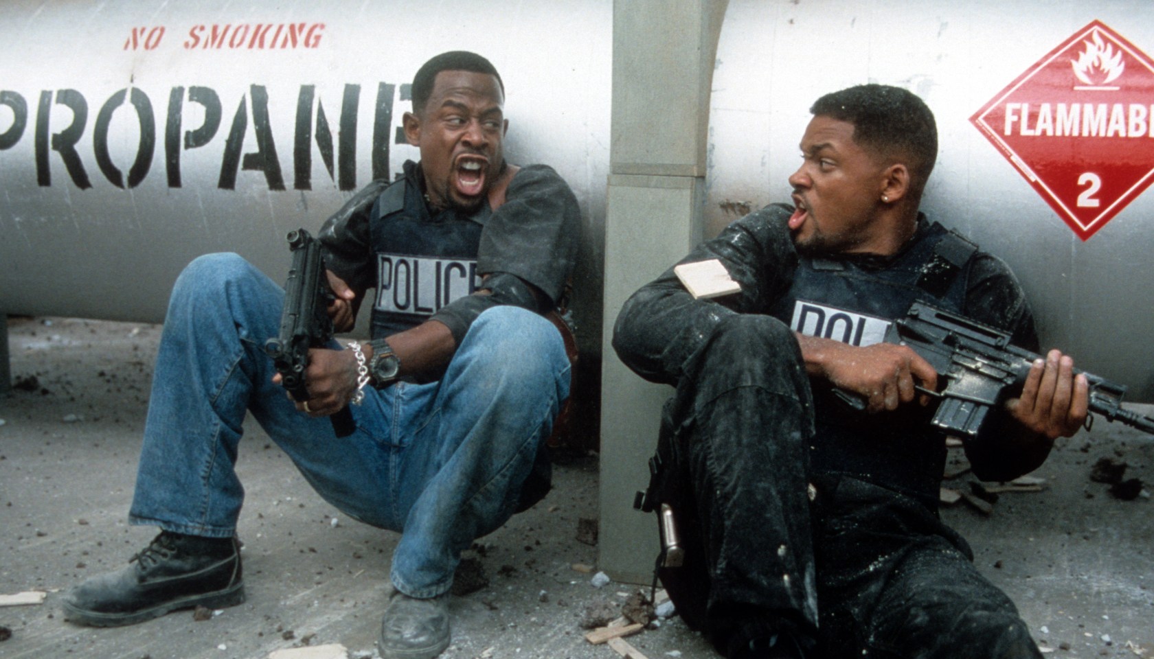 Martin Lawrence And Will Smith In 'Bad Boys'