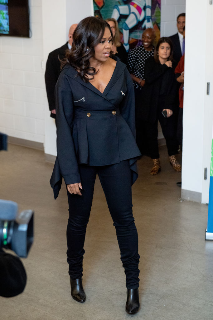 Michelle Obama Promotes Her New Book In New York City