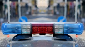 Close-Up Of Siren On Police Car
