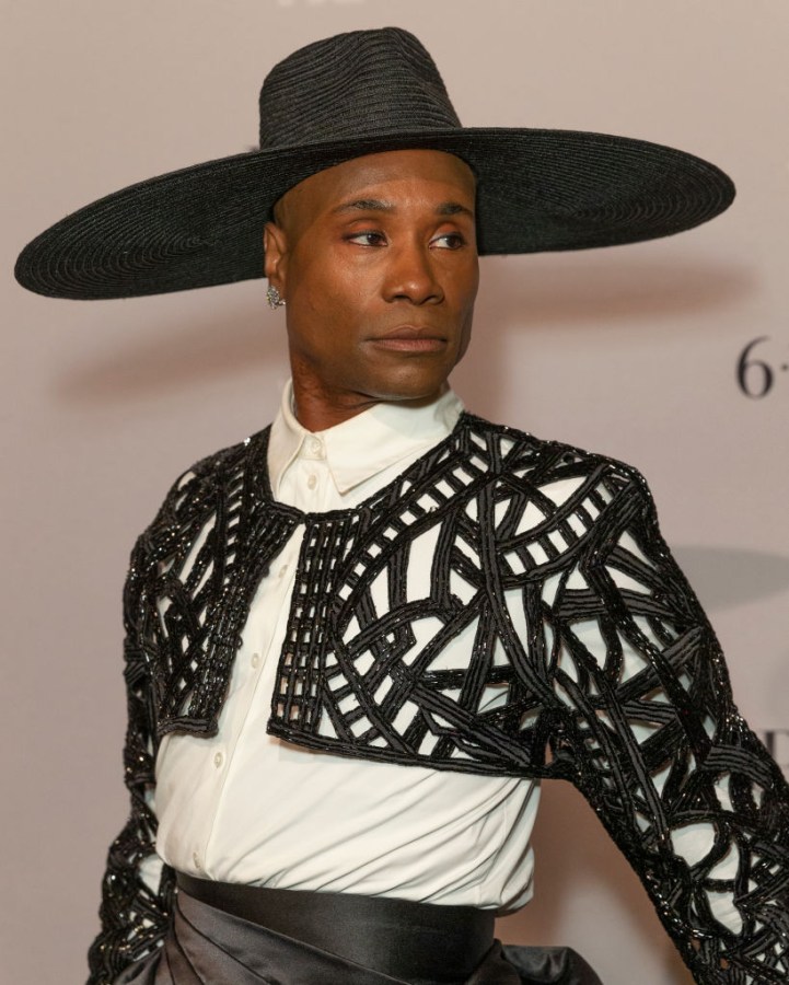 Billy Porter wearing dress by Francis Libiran attends FX...
