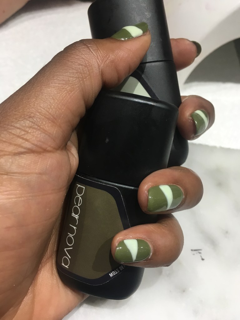 Danielle James Pear Nova Gel Nails