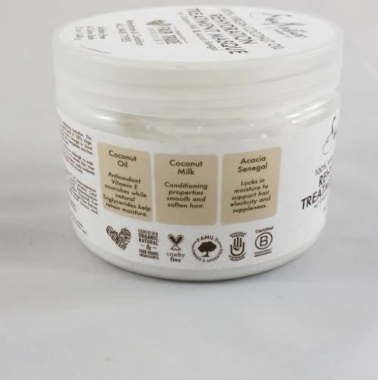 Shea Moisture 100% Virgin Coconut Oil Rehydration Treatment Masque