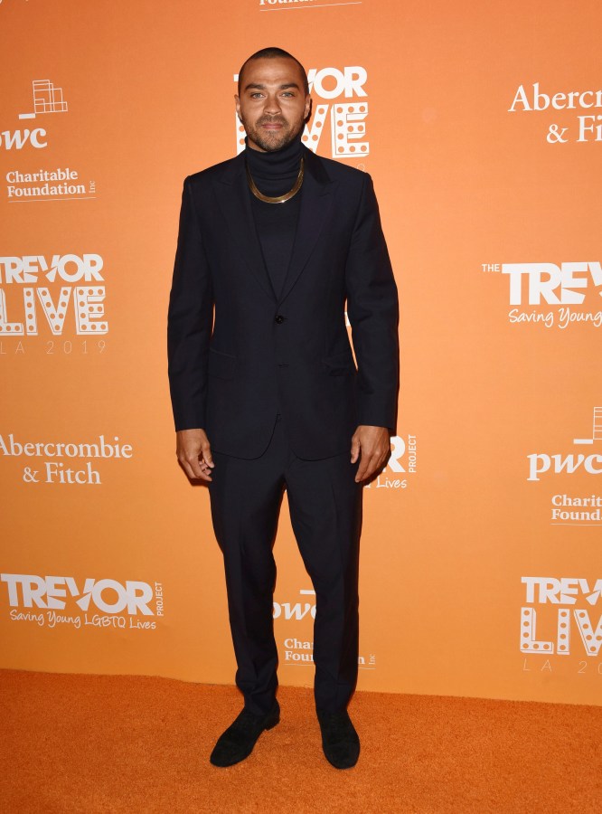 Jessie Williams attends The Trevor Projects TrevorLIVE LA 2019 at The Beverly Hilton Hotel on November 17, 2019 in Beverly Hills, California\n© Jill Johnson/jpistudios.com