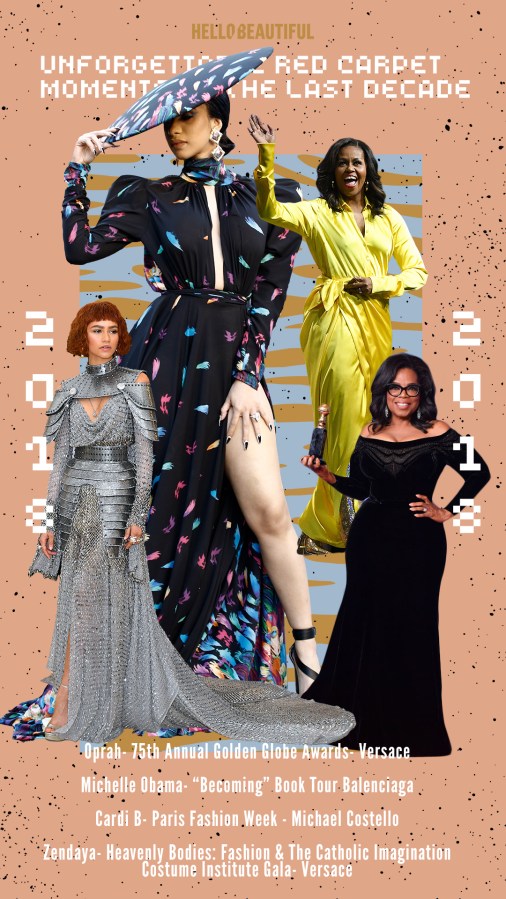 Cardi B, Michelle Obama, Zendaya, Oprah