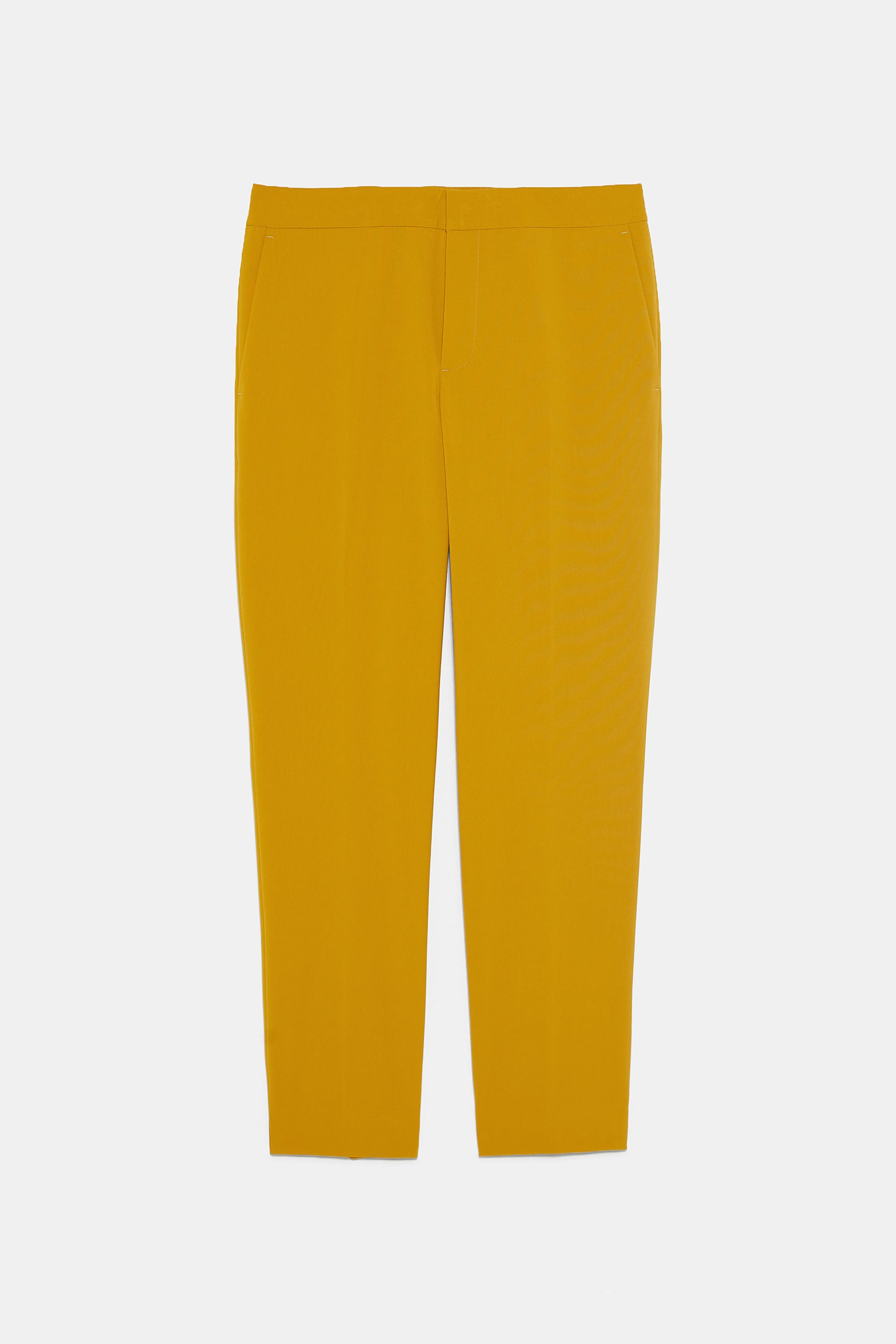 Zara Ankle Pants In Mustard
