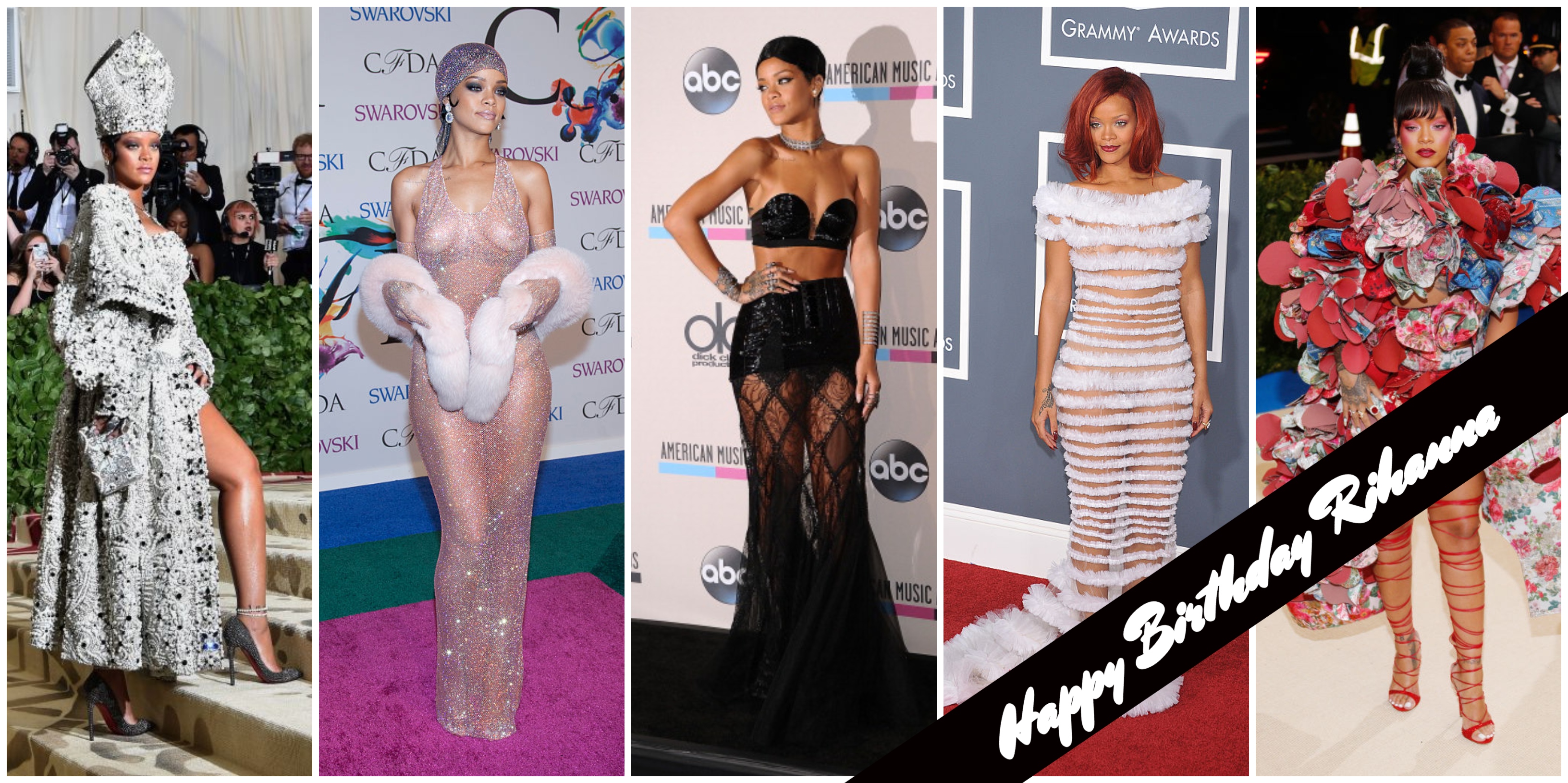 Rihanna red carpet moments
