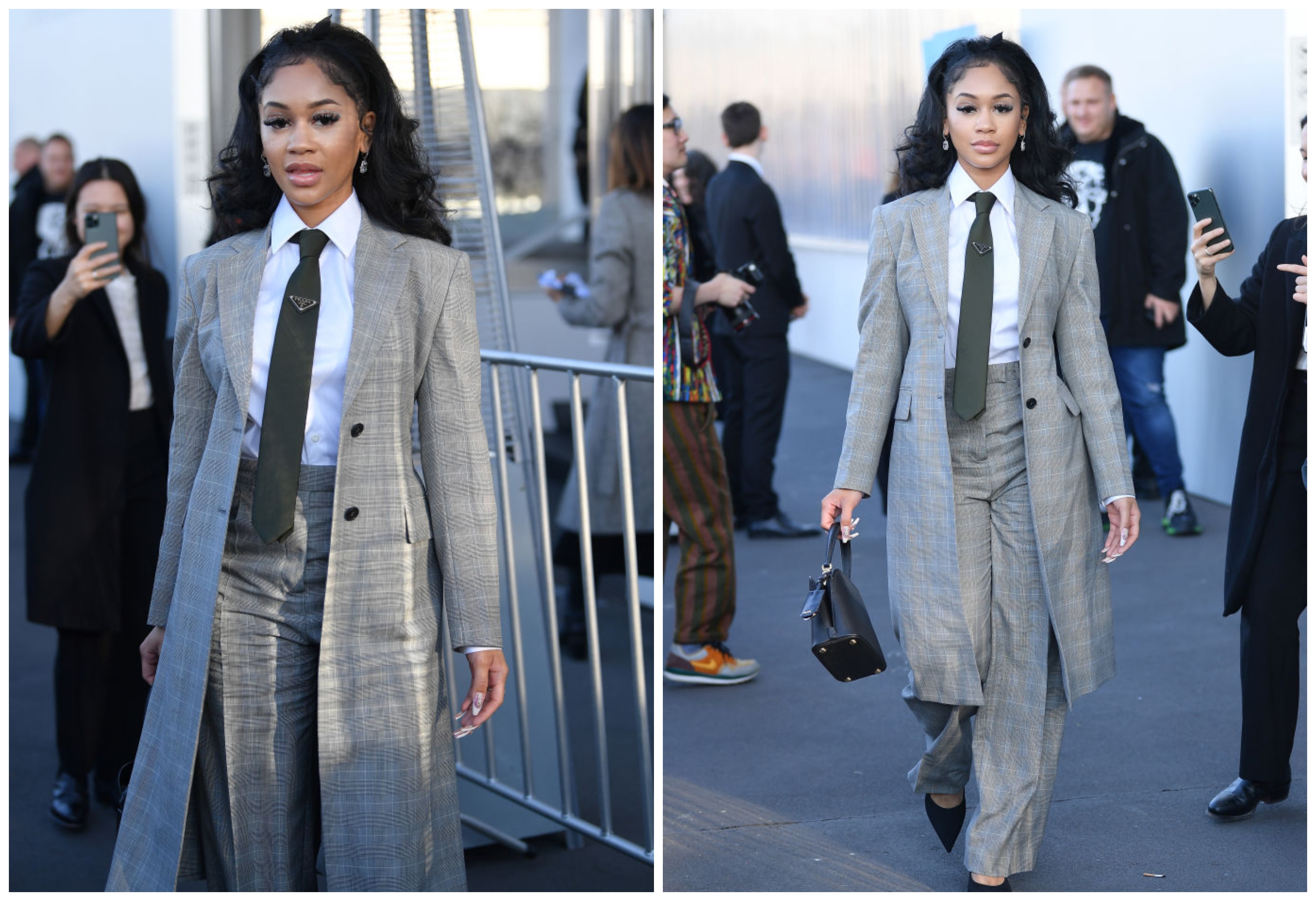 Saweetie at Milan Fashion Week