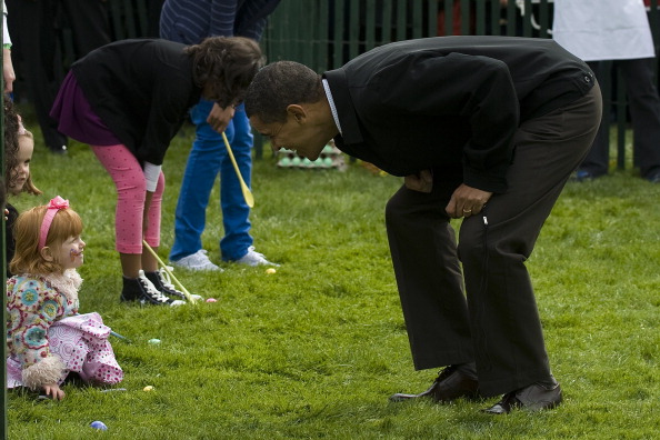 US-POLITICS-OBAMA-EASTER EGG ROLL