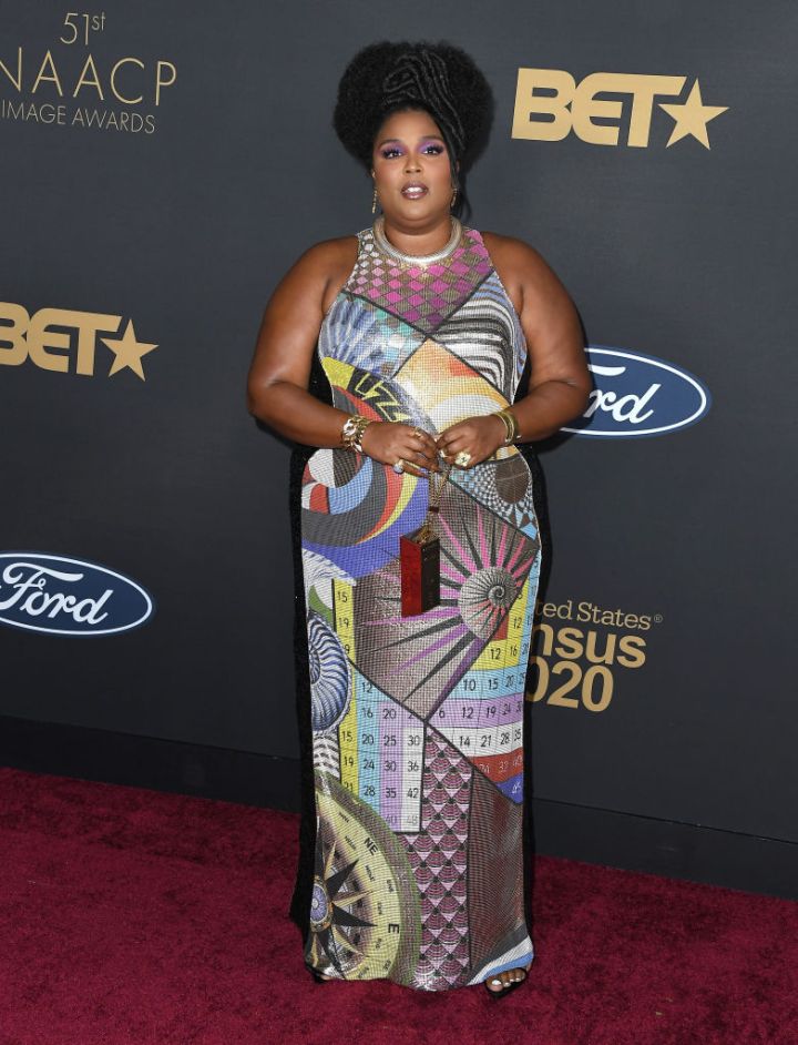 LIZZO AT THE 51ST NAACP IMAGE AWARDS, 2020