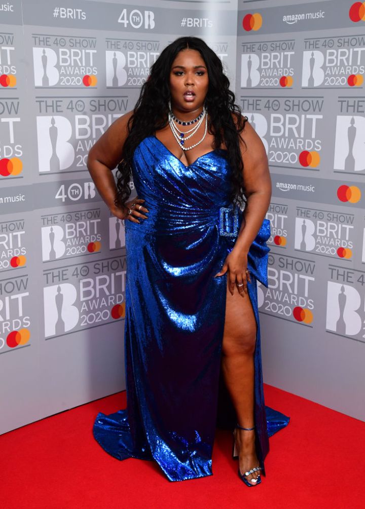LIZZO AT THE BRIT AWARDS, 2020