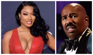 This Video Of Steve Harvey's Face Superimposed Over Megan Thee Stallion's Is Too Much!