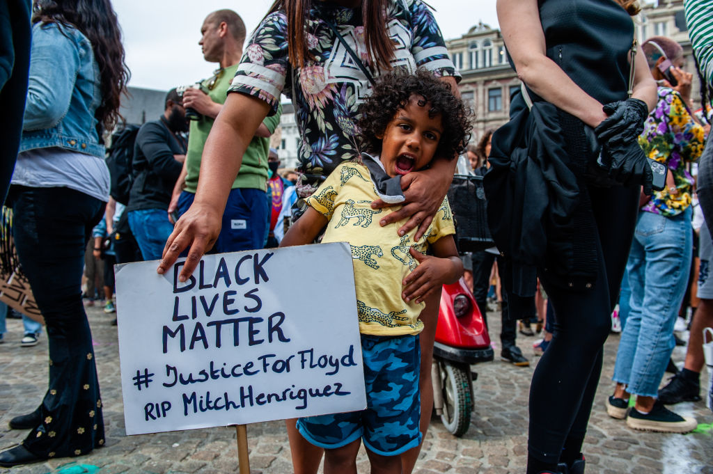 Solidarity Protest Against Anti-black Violence In The US And EU, In Amsterdam