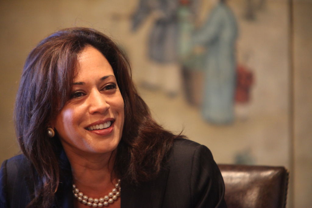 Kamala Harris at the San Jose Mercury News