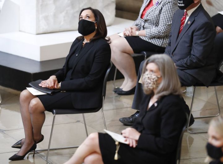 KAMALA HARRIS AT THE CEREMONY FOR JOHN LEWIS, 2020