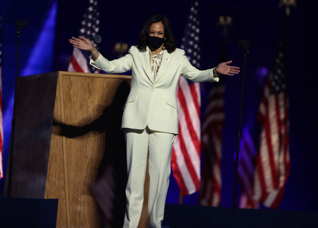 President-Elect Joe Biden And Vice President-Elect Kamala Harris Address The Nation After Election Win