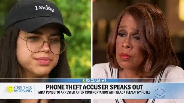 Miya Ponsetto and Gayle King