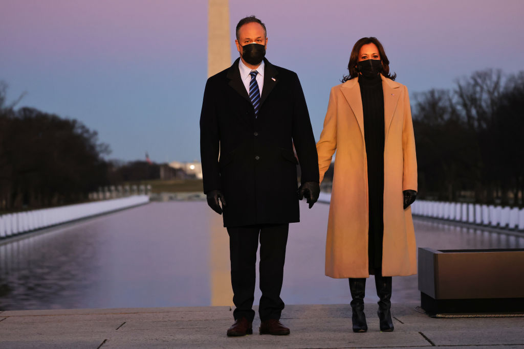 COVID-19 Memorial Service Held In Washington On The Eve Of Biden's Inauguration