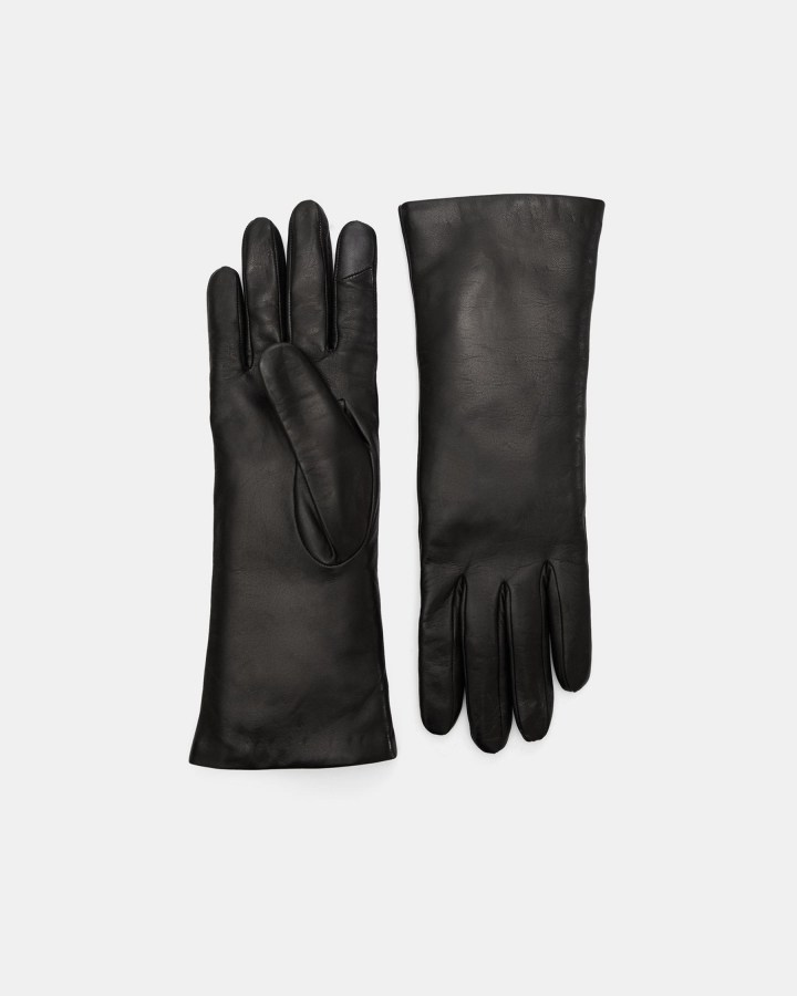 Theory Tech Gloves in leather