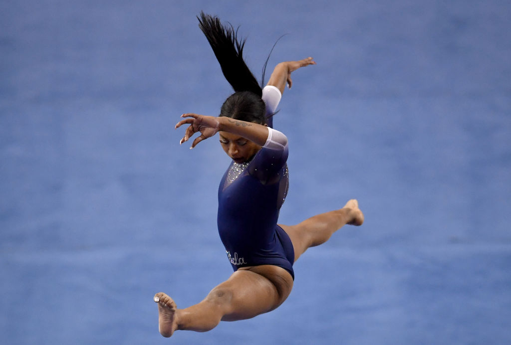 UCLA Bruins defeated the Arizona Wildcats in the season opener of Gymnastics.