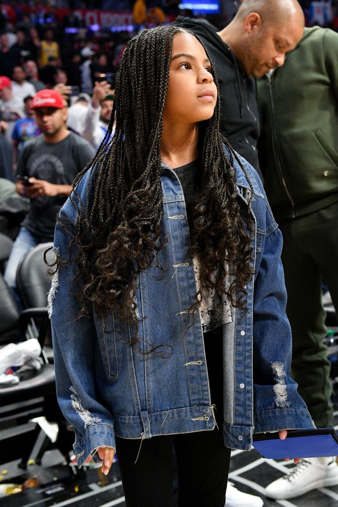 Celebrities At The Los Angeles Clippers Game