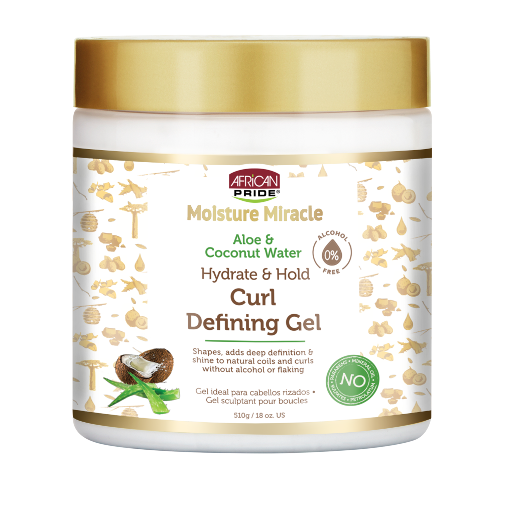 African Pride Moisture Miracle Aloe & Coconut Water Curl Defining Gel