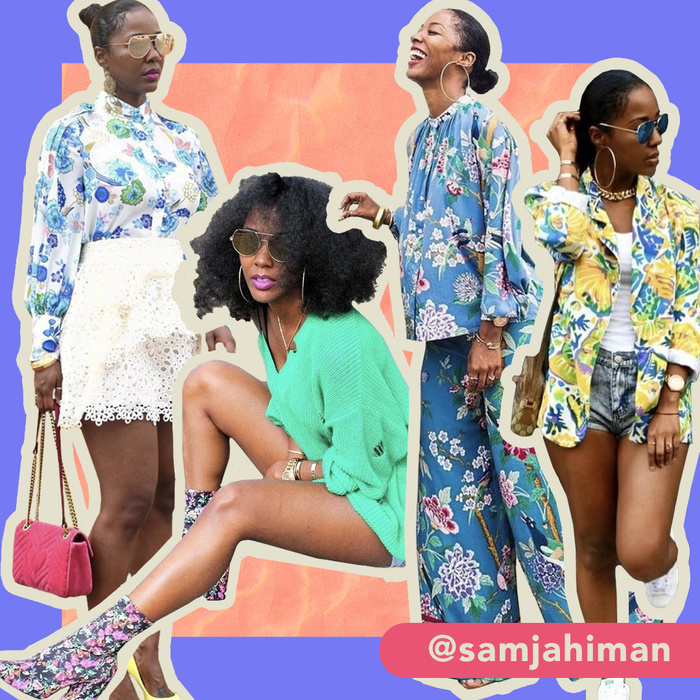 Samjah in florals