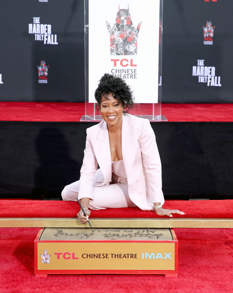 Regina King Hand And Footprint Ceremony