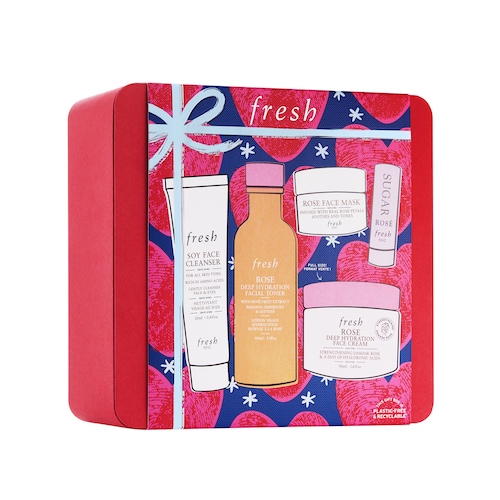 fresh Rose Deep Hydration Skincare Value Set
