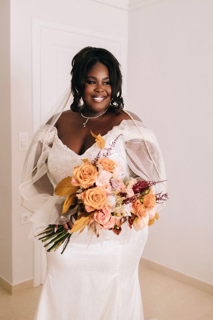 Raven Goodwin Wiley Battle Wedding Greece