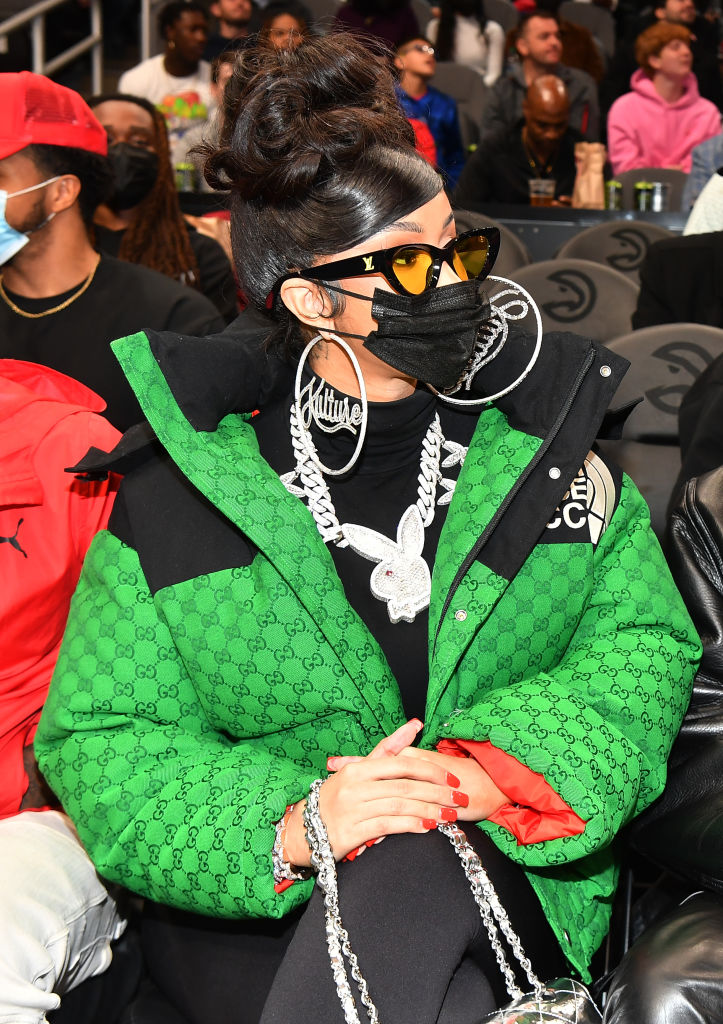 Celebrities Attend Chicago Bulls v Atlanta Hawks