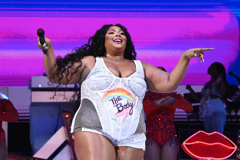 Lizzo Performs Live From Miami Beach At The Platinum Studio For American Express UNSTAGED Final 2021 Performance