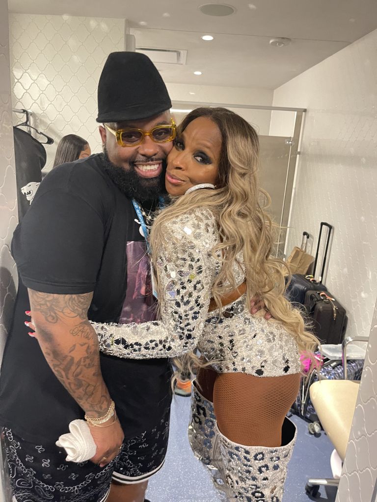 BTS Mary J Blige Tyn Wallace Super Bowl hair