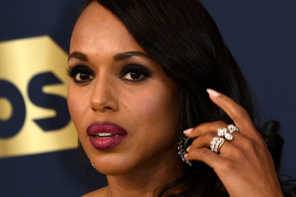 Close up image of Kerry Washington at the SAG awards