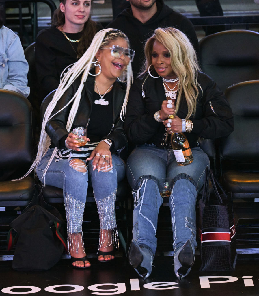 Celebrities Attend Boston Celtics v Brooklyn Nets Game