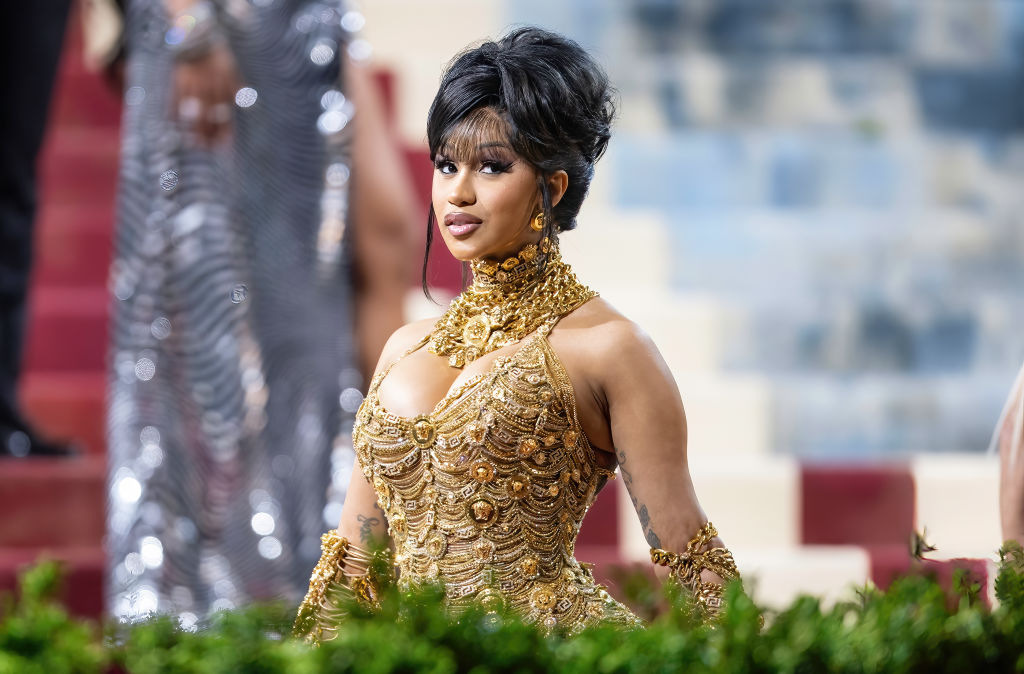 Cardi B at The 2022 Met Gala Celebrating "In America: An Anthology of Fashion" - Street Sightings
