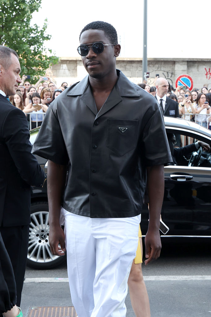 damson idris Prada - Arrivals - Milan Fashion Week S/S 2023