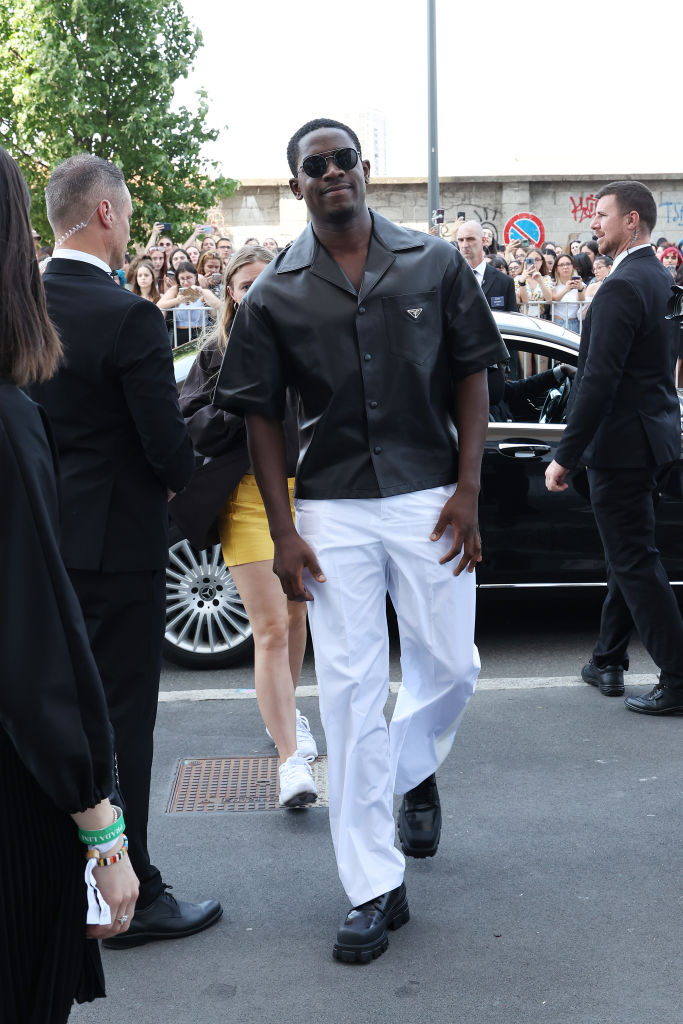 Damson Idris Prada - Arrivals - Milan Fashion Week S/S 2023