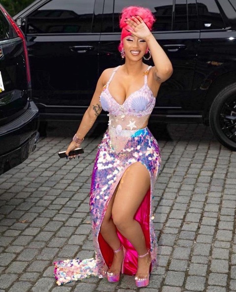 Cardi B and Kulture Birthday Party