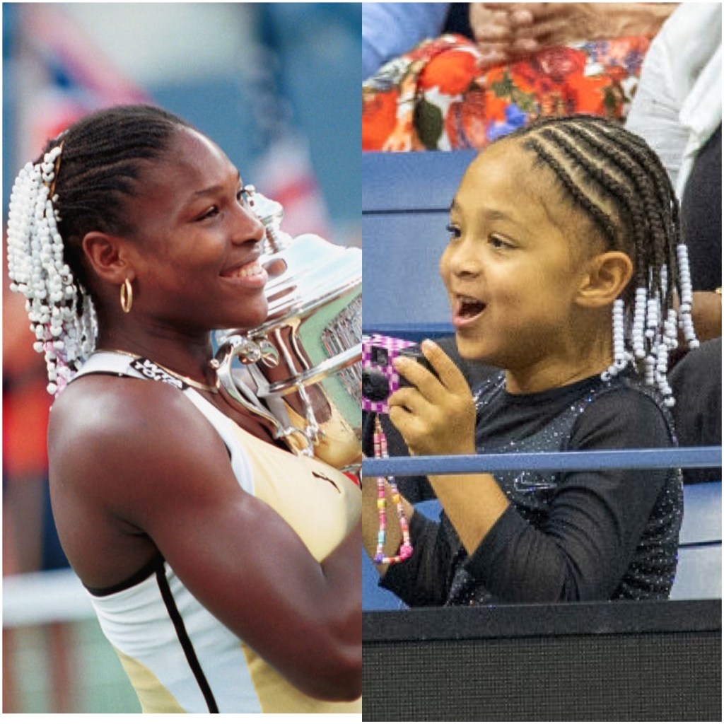 Olympia and Serena Williams