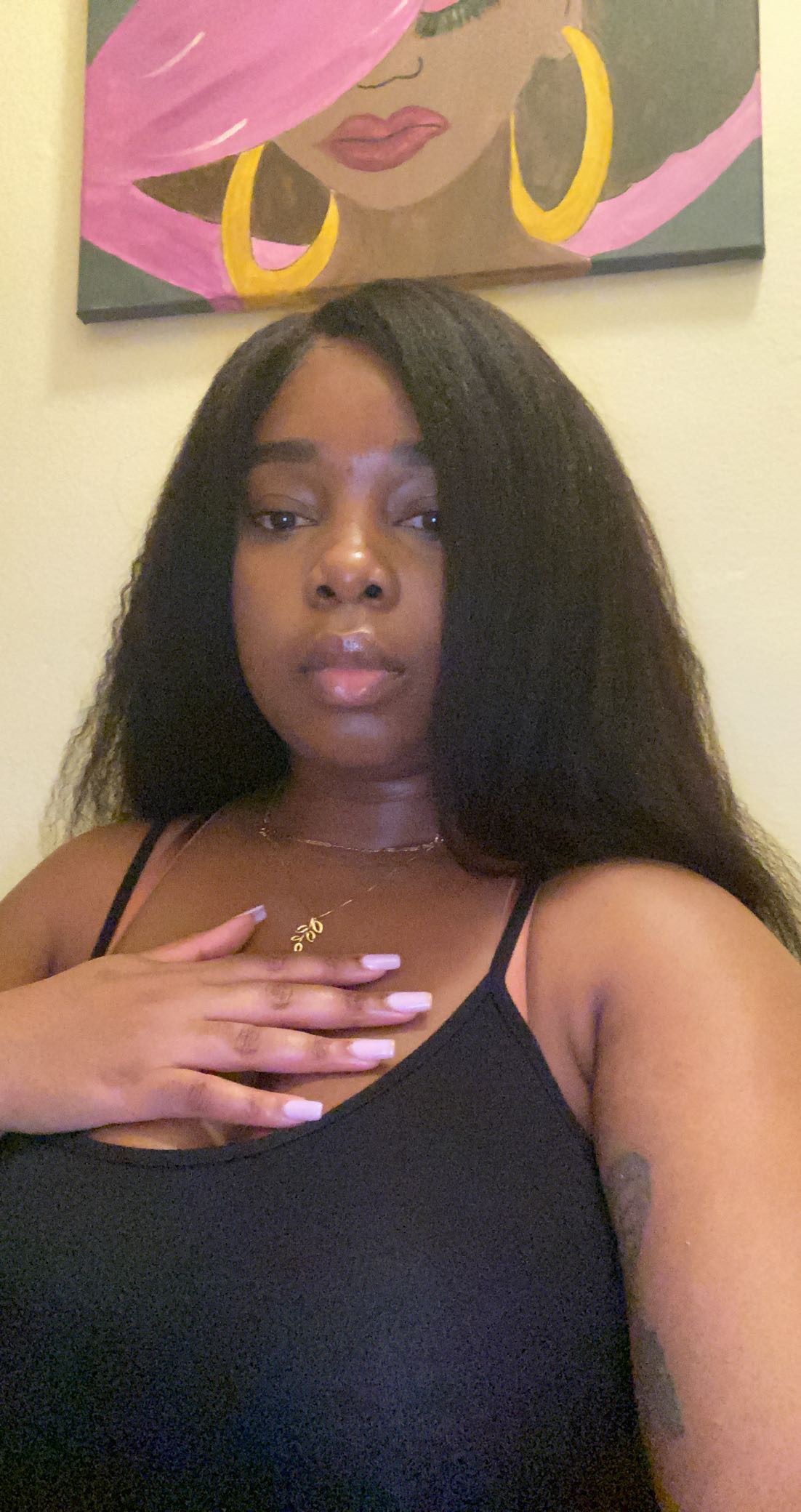 Tatayana Yomary wearing Natural Girl Wigs