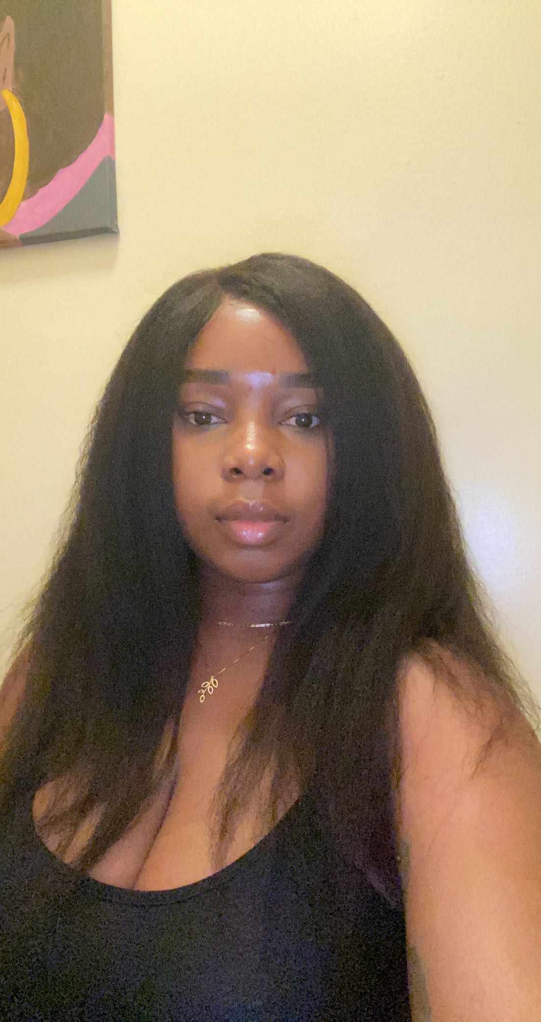 Tatayana Yomary wearing Natural Girl Wigs