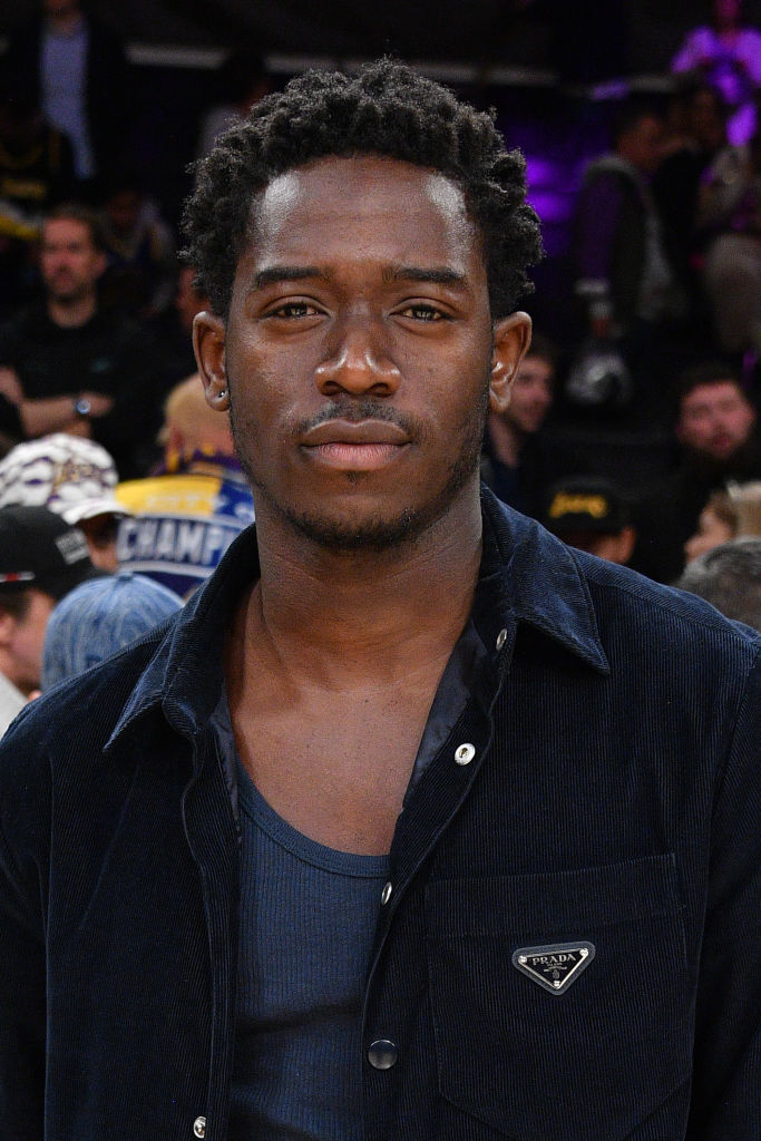 Celebrities At The Los Angeles Lakers Game