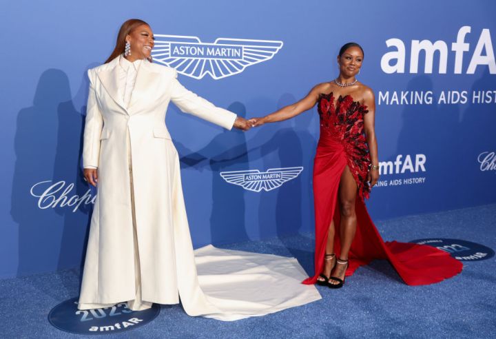 Queen Latifah and Eboni Nichols