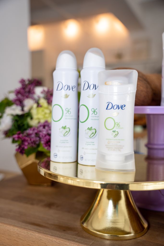 Dove 0% aluminum-free deodorant
