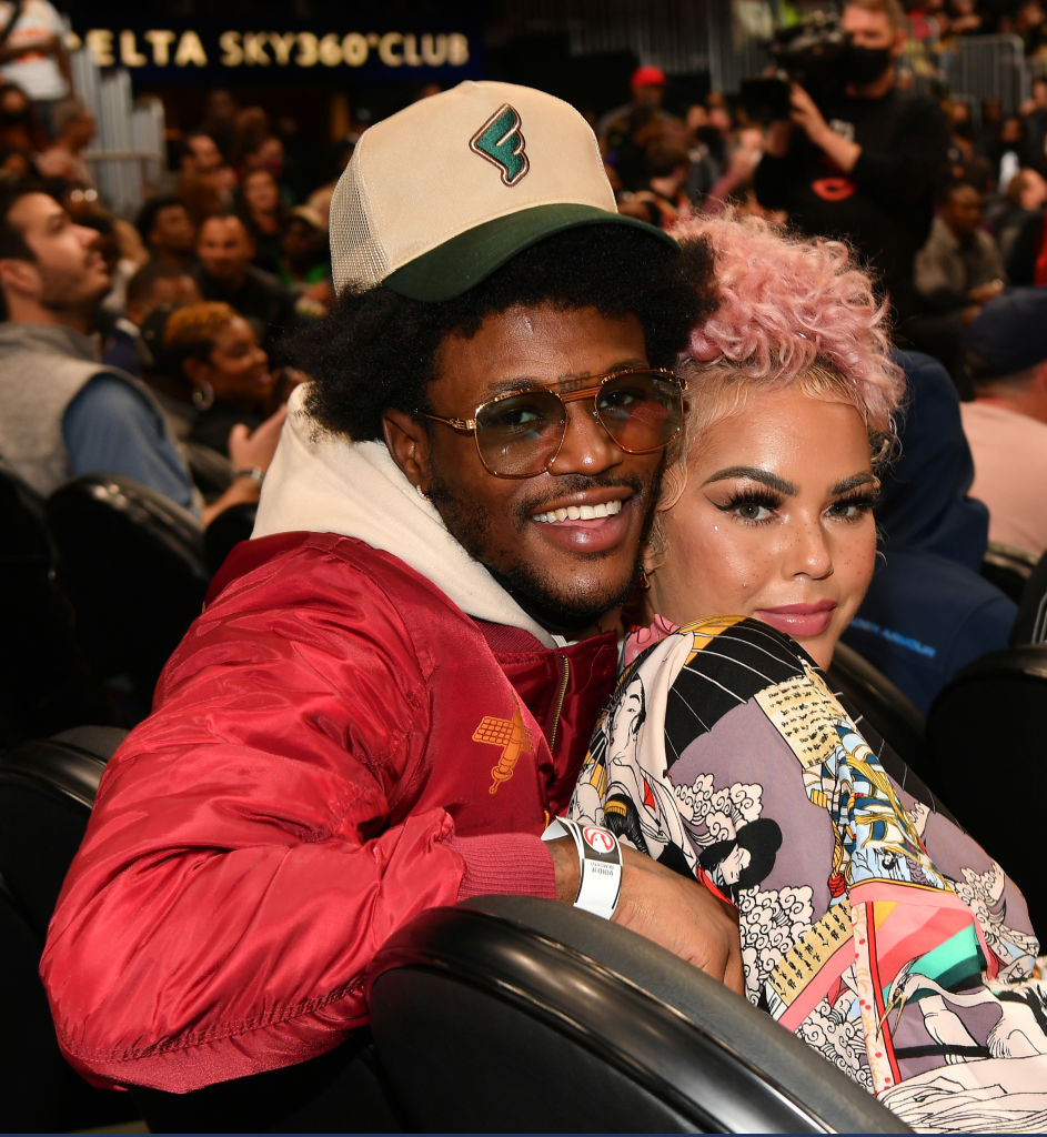 Celebrities Attend Denver Nuggets v Atlanta Hawks