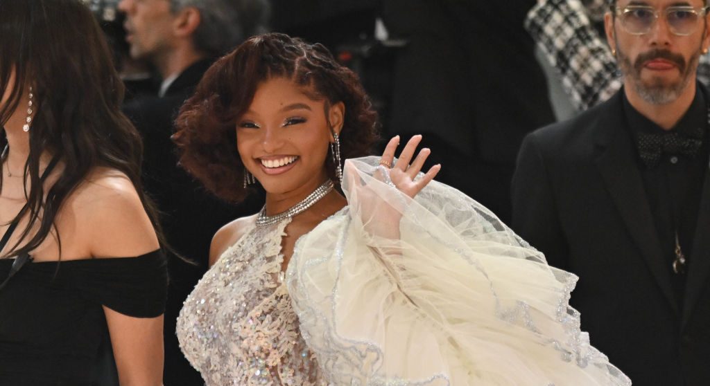 Halle Bailey The 2023 Met Gala Celebrating "Karl Lagerfeld: A Line Of Beauty" - Street Sightings